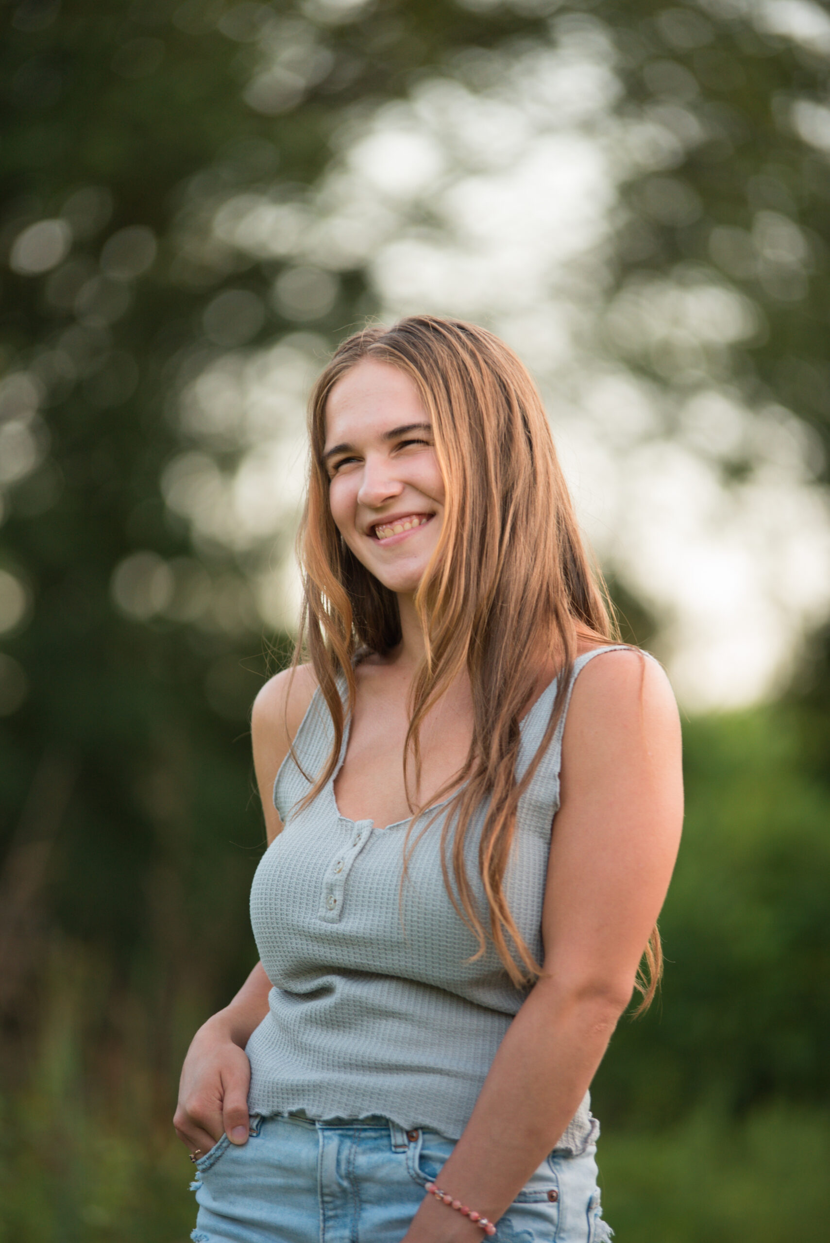 Senior portrait, candid photography
