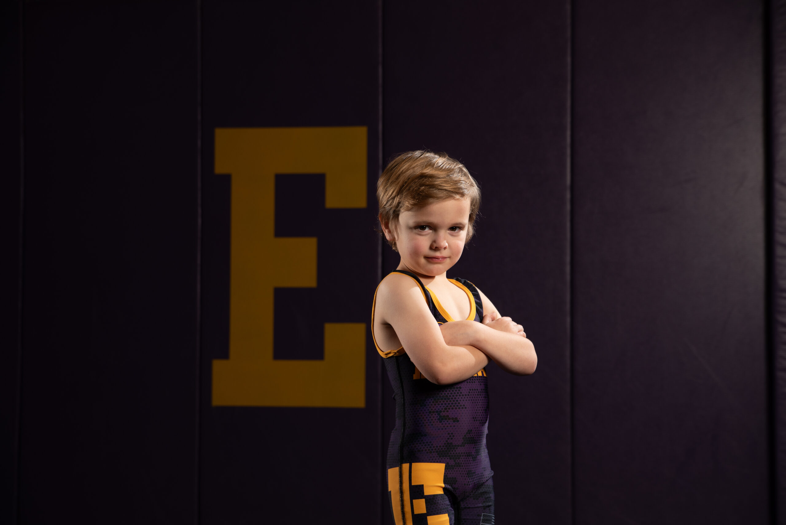 Studio sports portrait in Ephrata PA by Boltz Photography